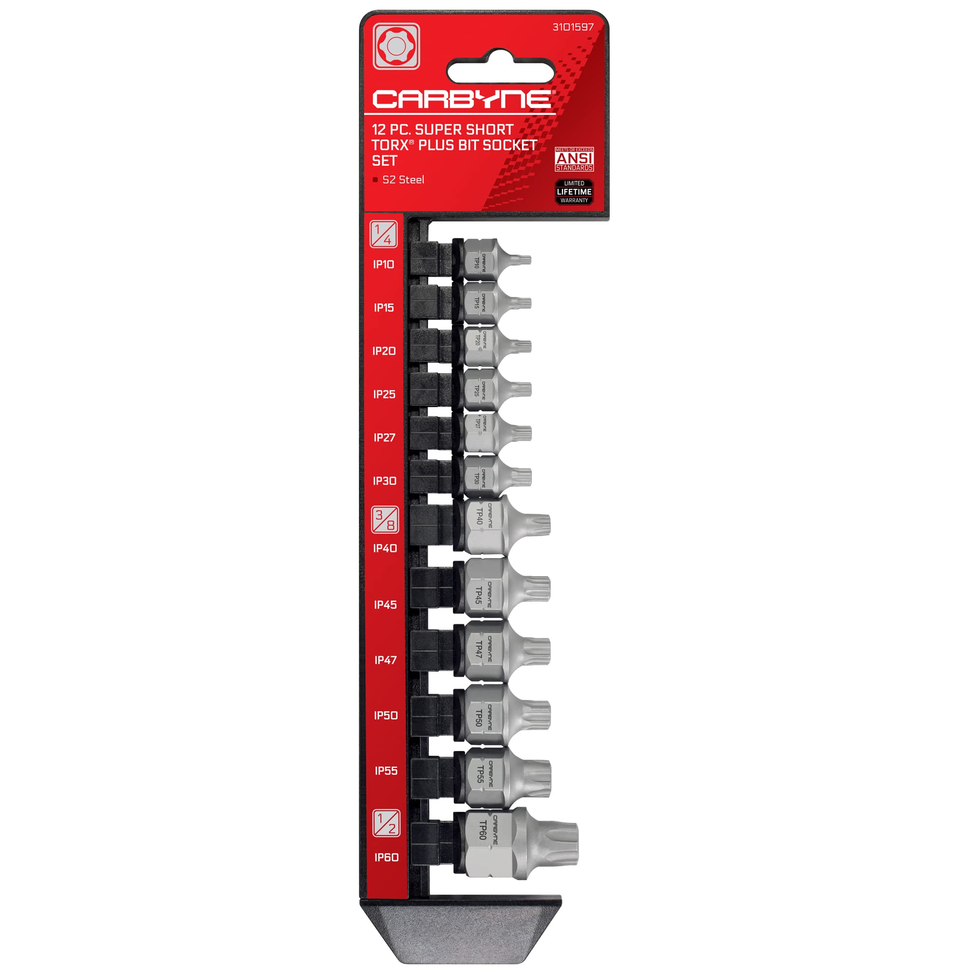 【超激安】②PARADYM&EPIC（12本）+おまけ（CB&PT） Amazon.com: CARBYNE 12-Piece Stubby Low Profile Torx Plus Bit